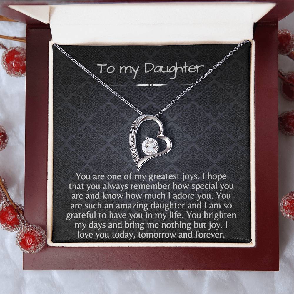 Daughter Gift | Heart Necklace | Silver | Gold | Daughter Gift From Mother | Daughter Gift From Mom | Daughter Gift From Dad