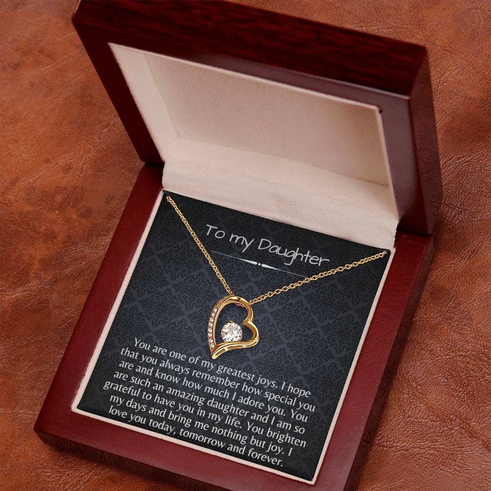 Daughter Gift | Heart Necklace | Silver | Gold | Daughter Gift From Mother | Daughter Gift From Mom | Daughter Gift From Dad
