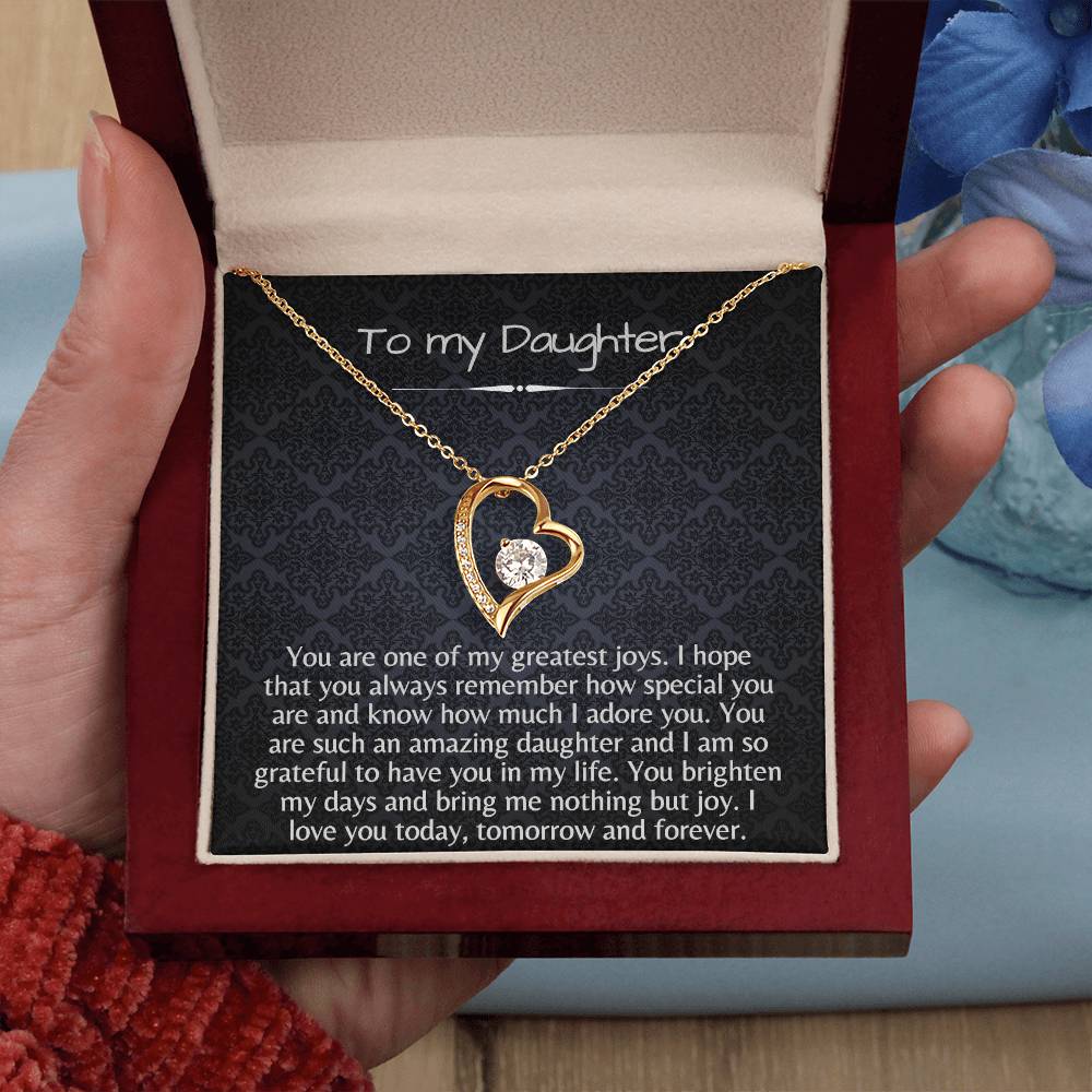 Daughter Gift | Heart Necklace | Silver | Gold | Daughter Gift From Mother | Daughter Gift From Mom | Daughter Gift From Dad