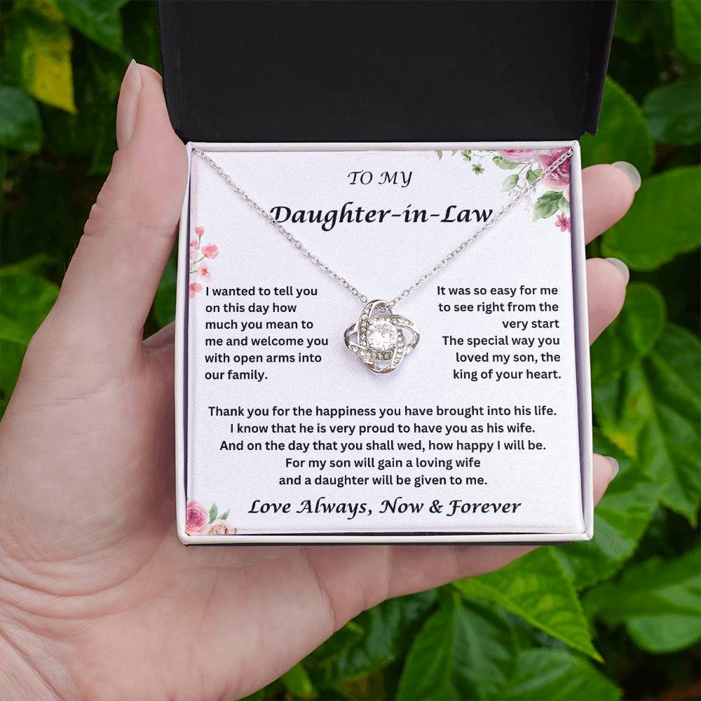 Daughter-In-Law Gift | Necklace: | Wedding Gift Jewelry From Mother-In Law | Gift for Bride