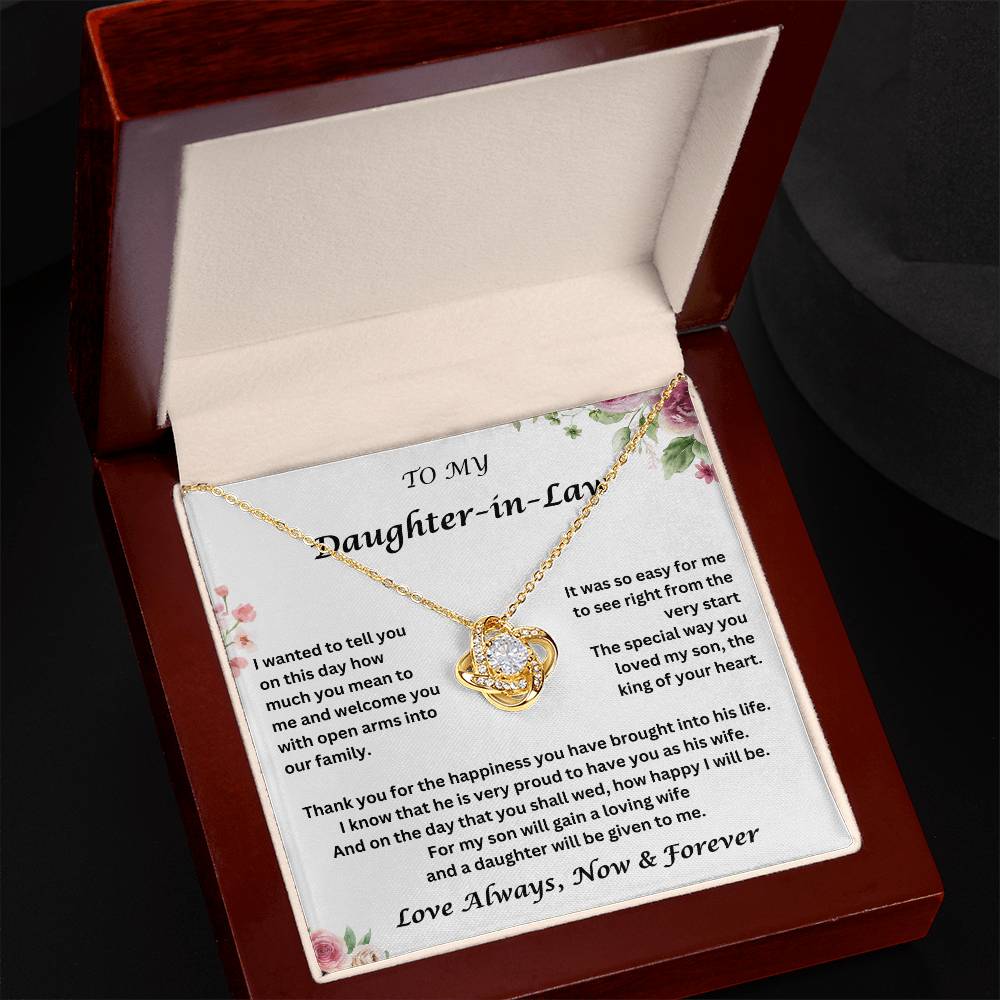 Daughter-In-Law Gift | Necklace: | Wedding Gift Jewelry From Mother-In Law | Gift for Bride