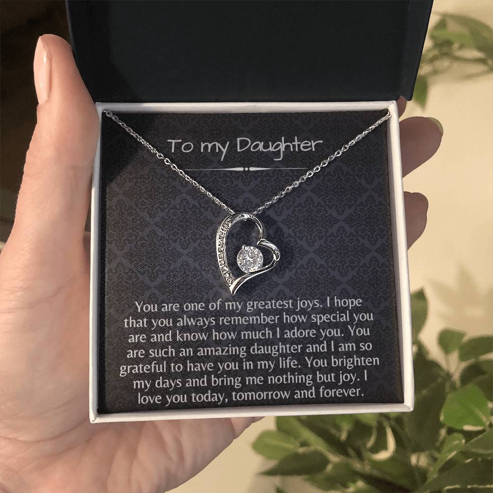 Daughter Gift | Heart Necklace | Silver | Gold | Daughter Gift From Mother | Daughter Gift From Mom | Daughter Gift From Dad