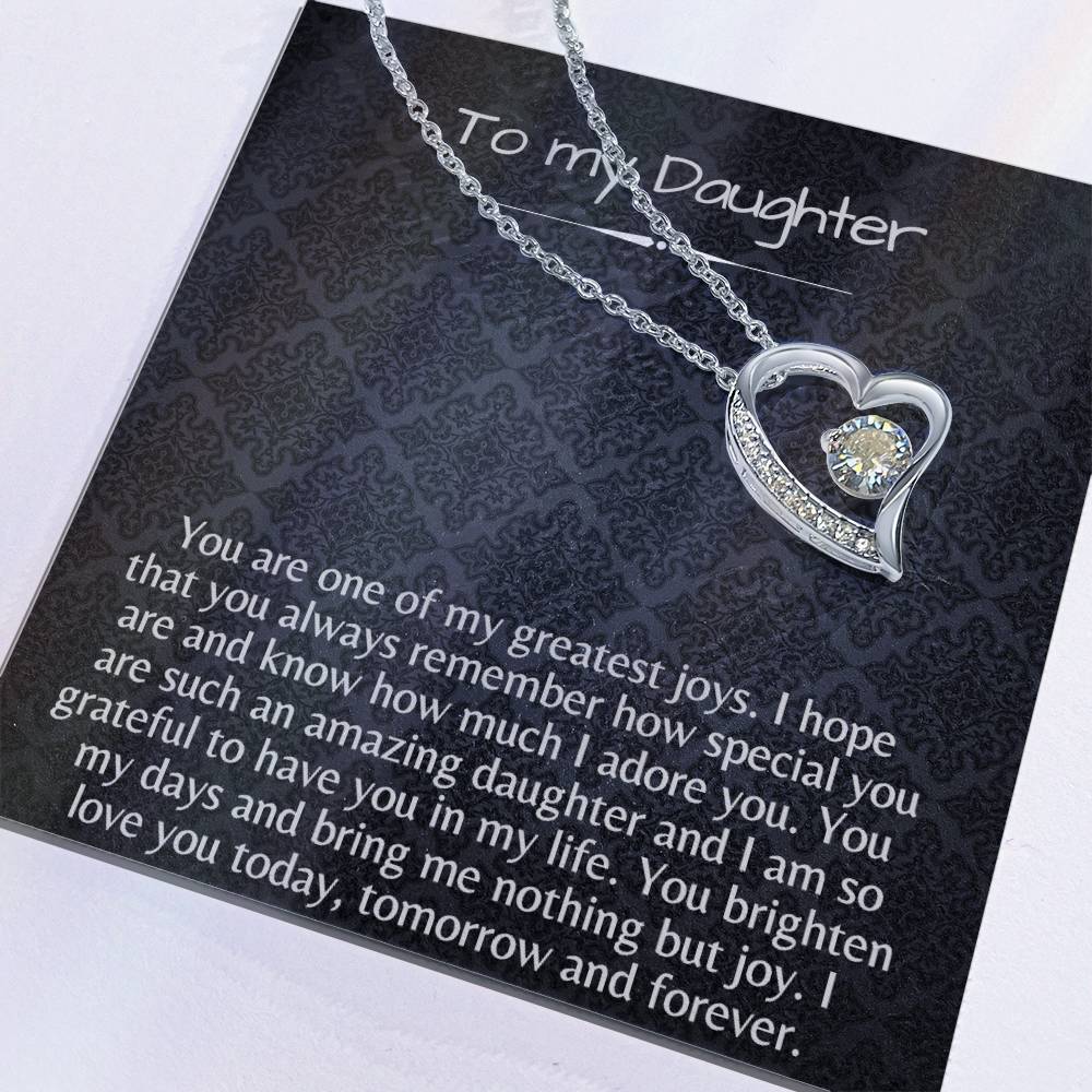 Daughter Gift | Heart Necklace | Silver | Gold | Daughter Gift From Mother | Daughter Gift From Mom | Daughter Gift From Dad