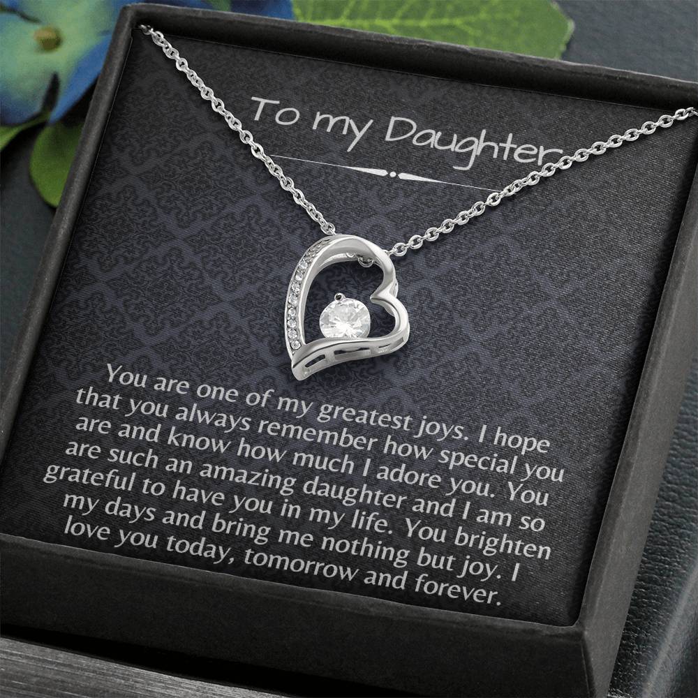 Daughter Gift | Heart Necklace | Silver | Gold | Daughter Gift From Mother | Daughter Gift From Mom | Daughter Gift From Dad