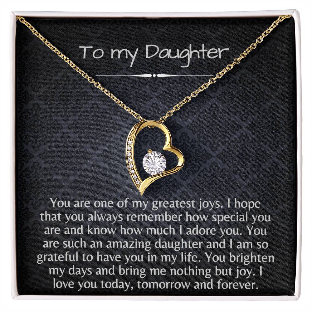 Daughter Gift | Heart Necklace | Silver | Gold | Daughter Gift From Mother | Daughter Gift From Mom | Daughter Gift From Dad