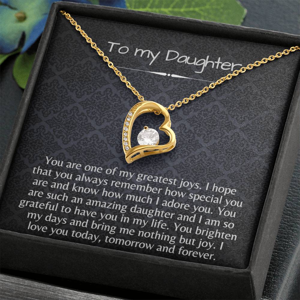 Daughter Gift | Heart Necklace | Silver | Gold | Daughter Gift From Mother | Daughter Gift From Mom | Daughter Gift From Dad