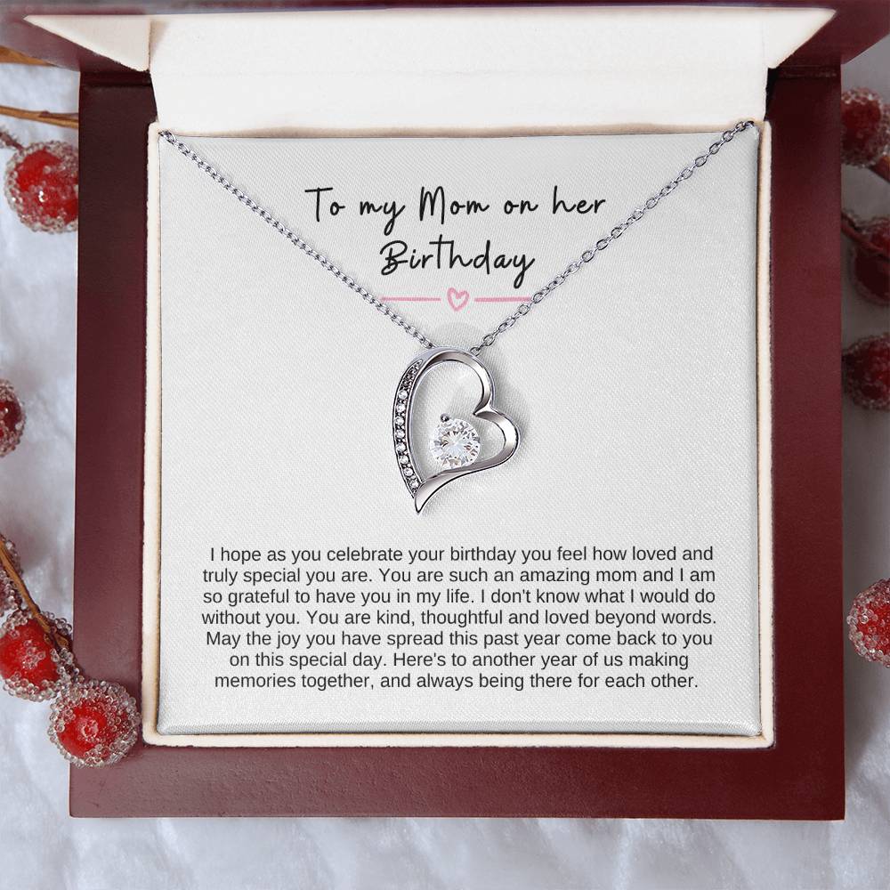 To My Mom Forever Love necklace | Birthday Gift for Mom | Gift for Mother | Christmas Gift